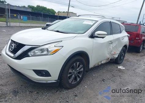 2017 Nissan Murano Sl из США, поврежденный, VIN 5N1AZ2MG2HN113942